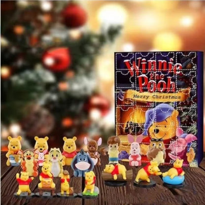 Advent Calendar Stitch Cartoon Doll Christmas Atmosphere Decorative Gifts New Year 24 Days Countdown Surprise Blind Box